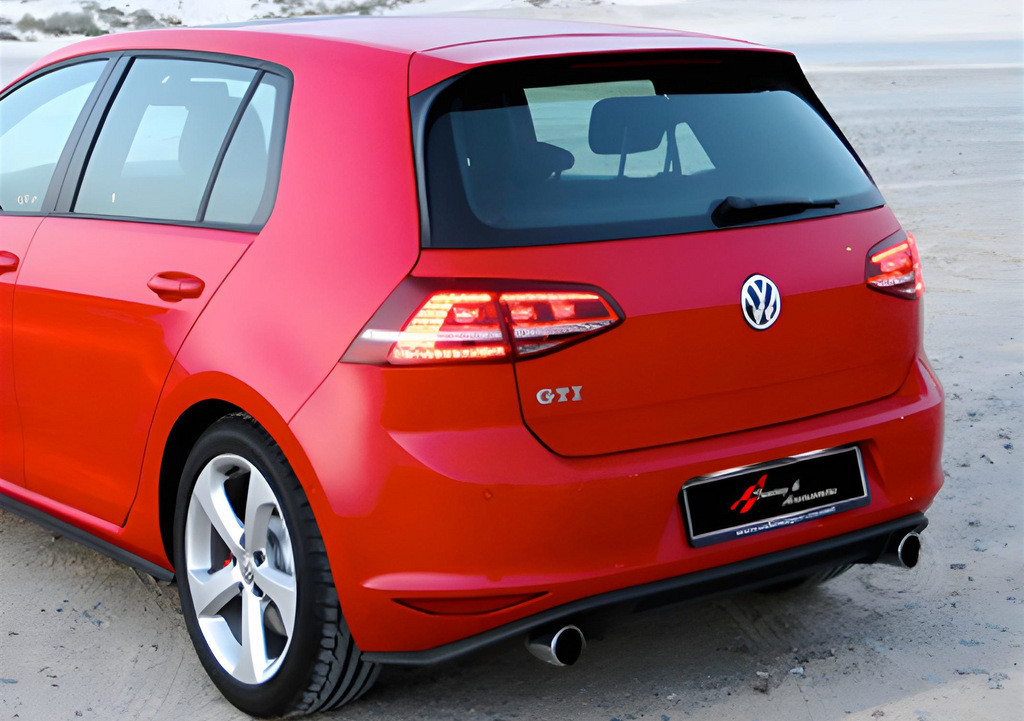 Спойлер DPT V-1 (HB, чорний глянець) для Volkswagen Golf 7/E-Golf, фото 1