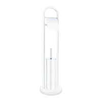 Єрж підлоговий з паперотримачем Zerix KIT ME04 White (ZX4643)