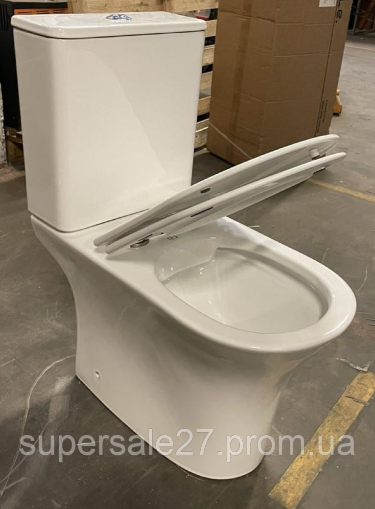 Унітаз підлоговий безободковий RJ FEEL RJCE06309, Білий, фото 1