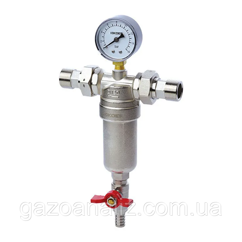 Фільтр самоочисний з манометром 3/4" Koer KR.1250 (KR2657)