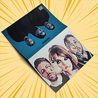 Зошит А5 скоба 48 арк. у клітинку 60 гр.м² Spiritbox 002