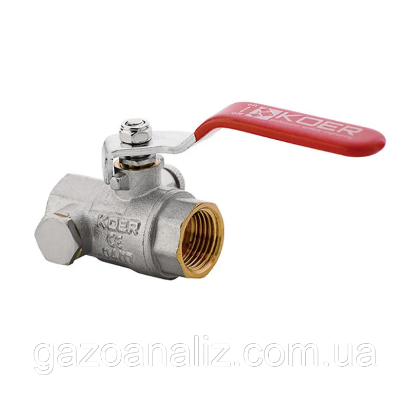 Кран кульовий із дренажем і повітровідвідником 3/4" ГГР Koer KR.260 (KR0153)