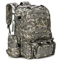 Рюкзак із підсумками на 55 літрів RVL B08-піксель Камуфляж