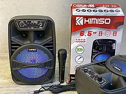 Колонка сабвуфер KIMISO QS-609 з підсвіткою і мікрофоном