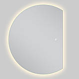 Дзеркало Mixxus Premium TOPPER MS01-90x70-REVERSE (LED Touch, Anti-fog, димер (3-6,5kK)) (MP6632), фото 4
