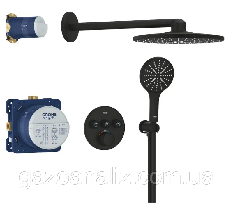 Душова система прихованого монтажу Grohe Grohtherm SmartControl з Rainshower SmartActive 310 (34863KF