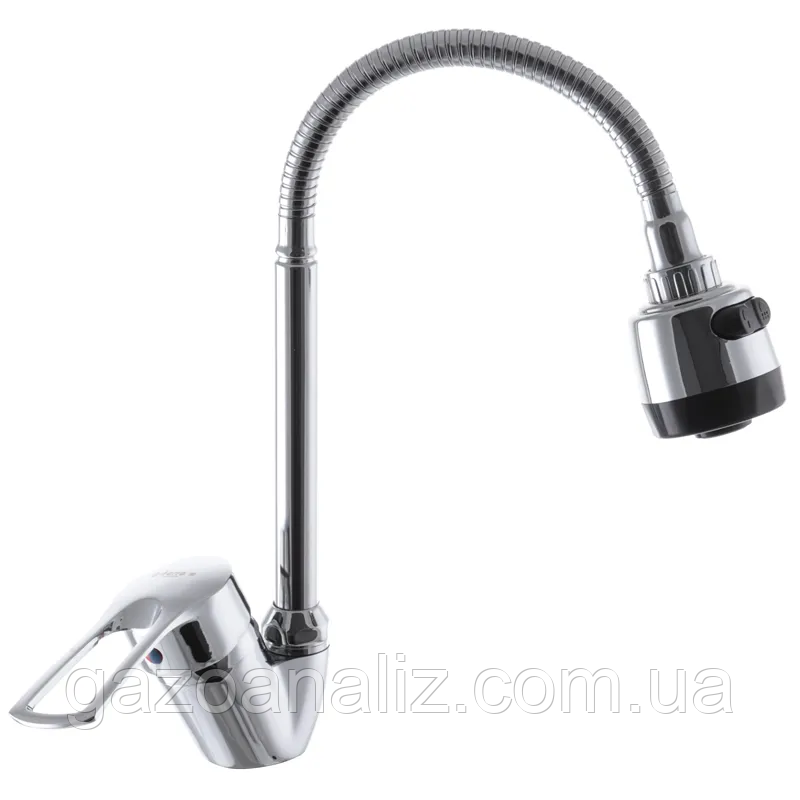 Змішувач для кухні G-Ferro Hansberg 777 (з рефлекторним виливом) (GF1006), фото 1