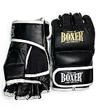 Рукавички для змішаних видів єдиноборств ММА "NEW" BOXER Sport Line Шкіра L ( чорні, сині, червоні), фото 4