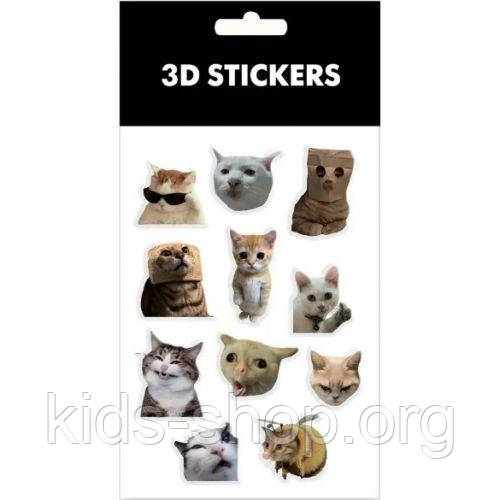 3D стікери "Fanny cats mems"