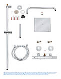 Душова система з термостатом для душу Grohe Euphoria System (26187000), фото 3