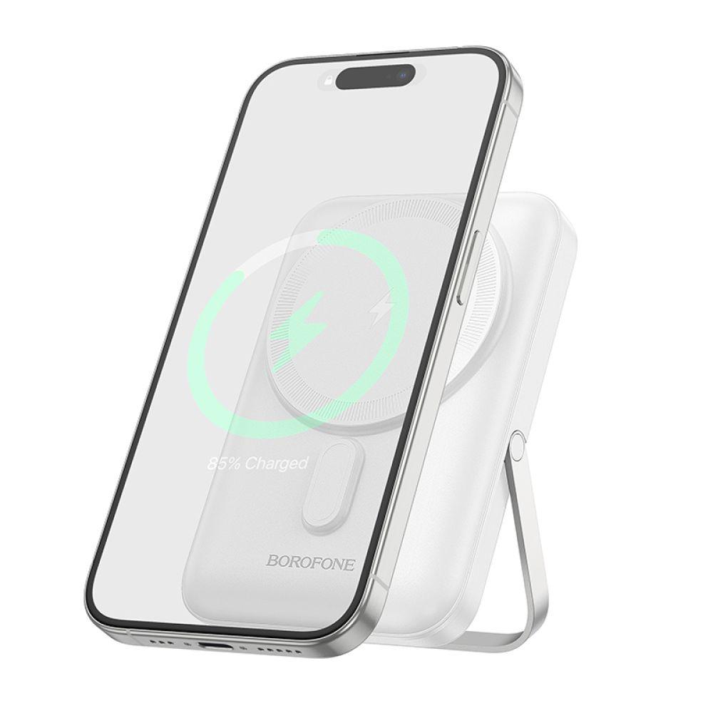 Універсальна Мобільна Батарея Power Bank Borofone BJ51A Kody PD20W magnetic 10000mAh Колір Бiлий