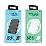 Універсальна Мобільна Батарея Power Bank Borofone BJ47 Quick PD20W magnetic wireless fast charging 10000mAh, фото 4