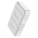 Універсальна Мобільна Батарея Power Bank Hoco Q10A PD20W Wireless Fast Charging 10000mAh Колір Білий, фото 8