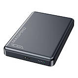 Мобільна Батарея Ridea RP-M10 MAGPRO QC/PD 20W, QI 15W with Magnetic 10000mAh Колір Титан, фото 9
