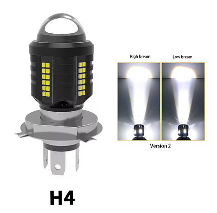Світлодіодна лампа для мотоциклів H4 LED Moto 2016/3570  9-32V, фото 1