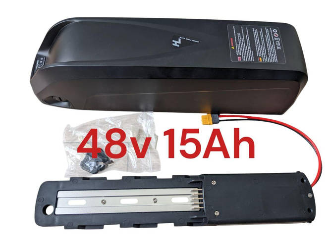 Аккумулятор для електровелосипеда 48V 15Ah 21700 в корпусі на раму (ID ...