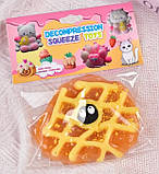 Антистрес іграшка таба сквіш лапка вафля супер липка, фото 9