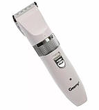 Машинка для стрижки тварин Gemei GM-634 роторна з керамічними ножами із зарядкою від USB, фото 4