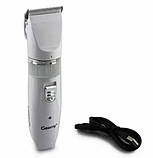 Машинка для стрижки тварин Gemei GM-634 роторна з керамічними ножами із зарядкою від USB, фото 5