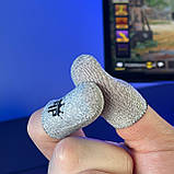 Ігрові напальчники KING (1 пара 2 шт)  для ігор на телефоні смартфоні планшеті pubg пабг пубг standoff 2 cod, фото 3