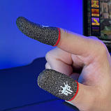 Ігрові напальчники з нейлоном KING (1 пара 2 шт) для ігор на телефоні смартфоні планшеті pubg пабг пубг, фото 8