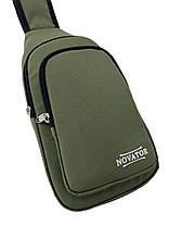 Сумка слінг через плече хакі Novator SC-1, фото 6