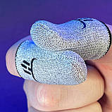 Ігрові напальчники BULL (3 пари 6 шт) для ігор на телефоні смартфоні планшеті pubg пабг пубг standoff 2, фото 4