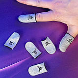 Ігрові напальчники BULL (3 пари 6 шт) для ігор на телефоні смартфоні планшеті pubg пабг пубг standoff 2, фото 7