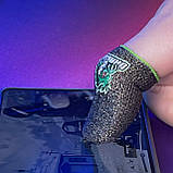 Ігрові напальчники з нейлоном DRAGON (1 пара 2 шт) для ігор на телефоні смартфоні планшеті pubg пабг пубг, фото 6