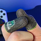 Ігрові напальчники з нейлоном DRAGON (1 пара 2 шт) для ігор на телефоні смартфоні планшеті pubg пабг пубг, фото 4