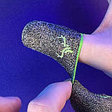 Ігрові напальчники з нейлоном DEER (1 пара 2 шт) для ігор на телефоні смартфоні планшеті pubg пабг пубг Сірий, фото 5