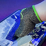 Ігрові напальчники з нейлоном DEER (1 пара 2 шт) для ігор на телефоні смартфоні планшеті pubg пабг пубг Сірий, фото 3