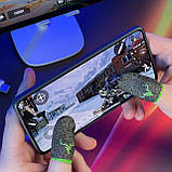 Ігрові напальчники з нейлоном DEER (1 пара 2 шт) для ігор на телефоні смартфоні планшеті pubg пабг пубг Сірий, фото 4