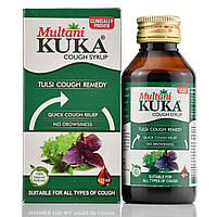 Сироп від кашлю аюрведичний Мултані Кука Multani Kuka, Cough Syrup, Tulsi cough remedy, 100ml