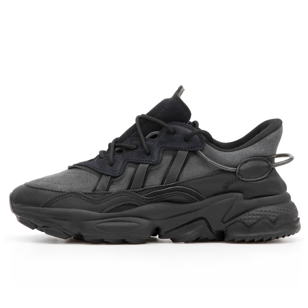 Чоловічі кросівки Adidas Ozweego Triple Black, кросівки адідас озвіго чорні
