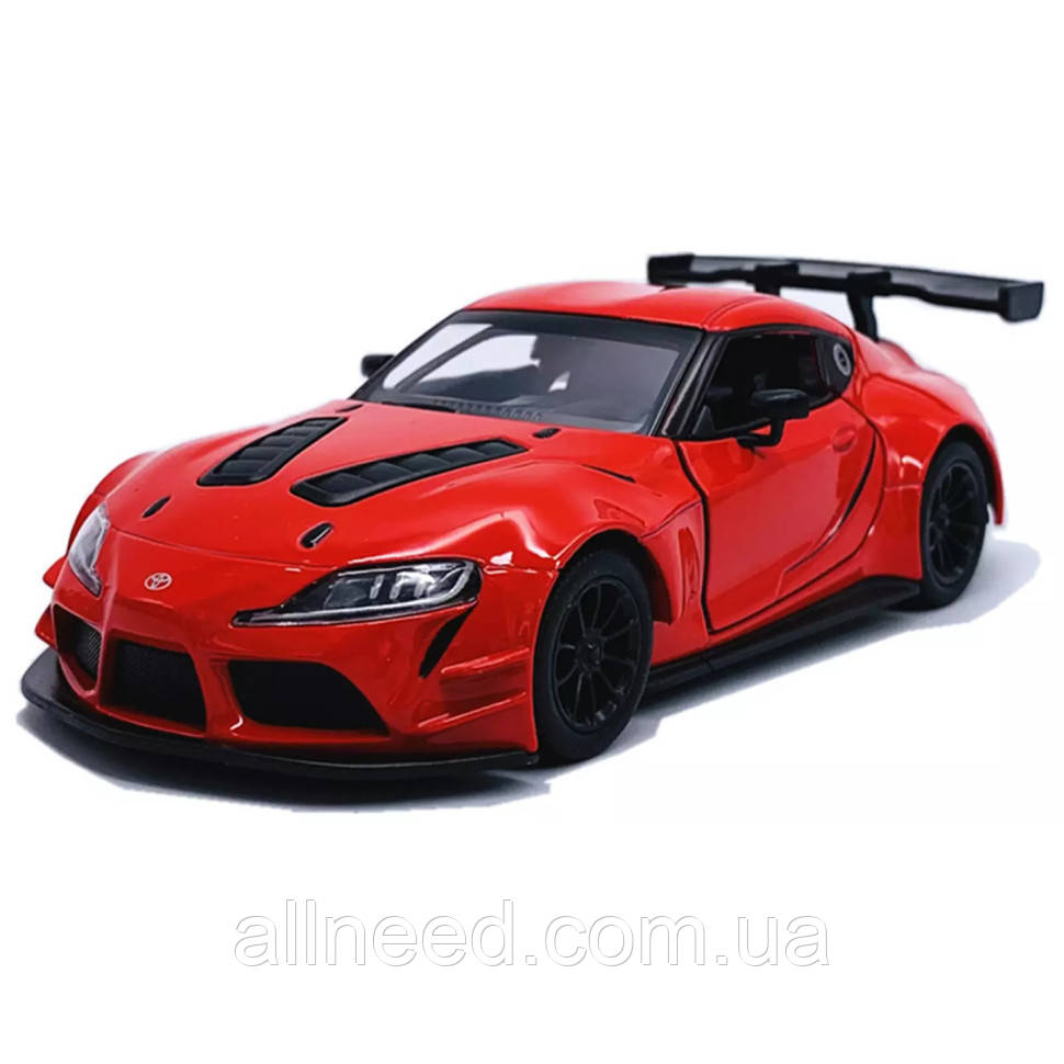 Машинка інерційна "Toyota GR Supra" KT5421W (Red) масштаб 1:43