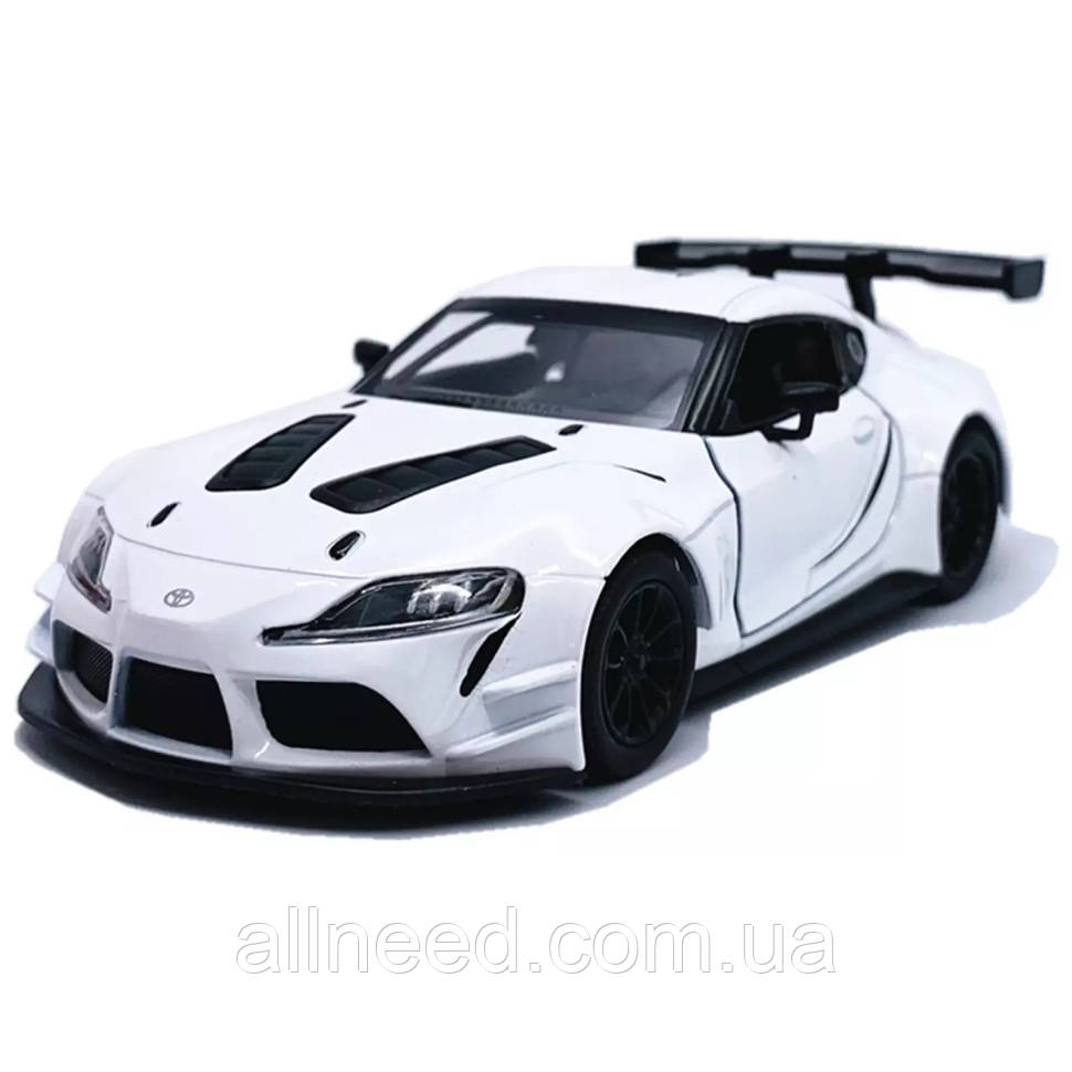 Машинка інерційна "Toyota GR Supra" KT5421W (White) масштаб 1:43