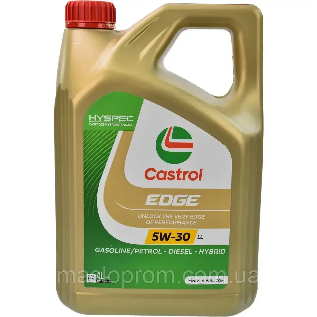 Масло Castrol EDGE FST LL 5w30 4л доставка укрпоштою 0 грн