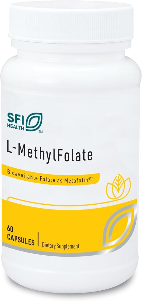 Klaire L-methylfolate / Метилфолат L-5-MTHF активна метильована форма 1 мг 60 капсул