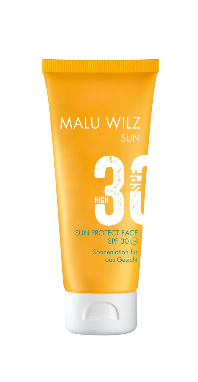 Malu Wilz Сонцезахисний лосьйон для обличчя SPF30 SUN PROTECT FACE , 50 мл (шт.), фото 1