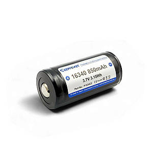 Акумулятор Li-Ion 16360! (16340) Keeppower 850mAh з платою хахисту