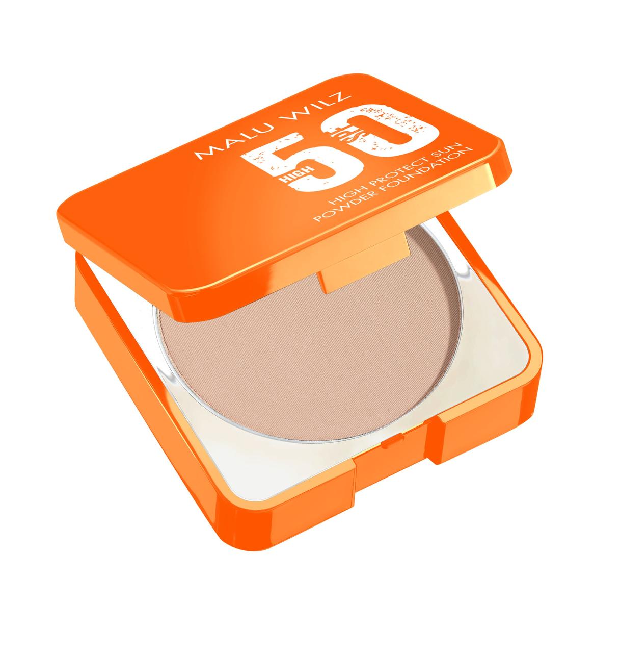 Malu Wilz Тональна пудра для обличчя з SPF50 HIGH PROTECTION SUN POWDER FOUNDATION ,11,5 г (шт.), фото 1