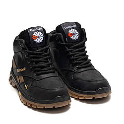 Підліткові дитячі зимові шкіряні черевики Reebok Black