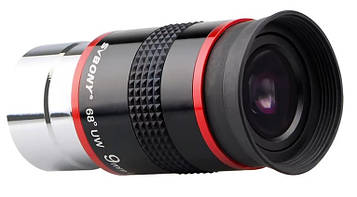 Окуляр для телескопа 9 мм ширококутний UVA 68 градусів SVBONY повне просвітлення FMC вологозахисту IPX4