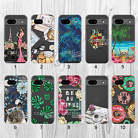 Силіконовий чохол з малюнком для Google Pixel 8a (new collection)