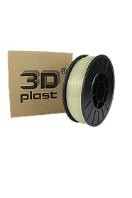 Нитка ABS (АБС) пластик для 3D принтера, 1.75 мм, безбарвний