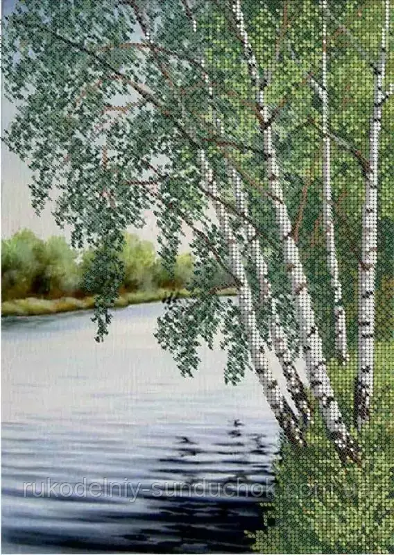 Схема для вишивання бісером ТМ Acorns Березовий гай А4-К-158, фото 1