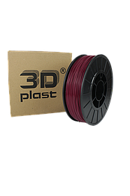 Нитка ABS (АБС) пластик для 3D принтера, 1.75 мм, бордовий