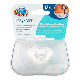 Накладки на соски EasyStart Canpol babies M/L 2 шт.