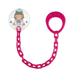 Тримач Ланцюжок до пустушки Canpol babies Toys рожевий